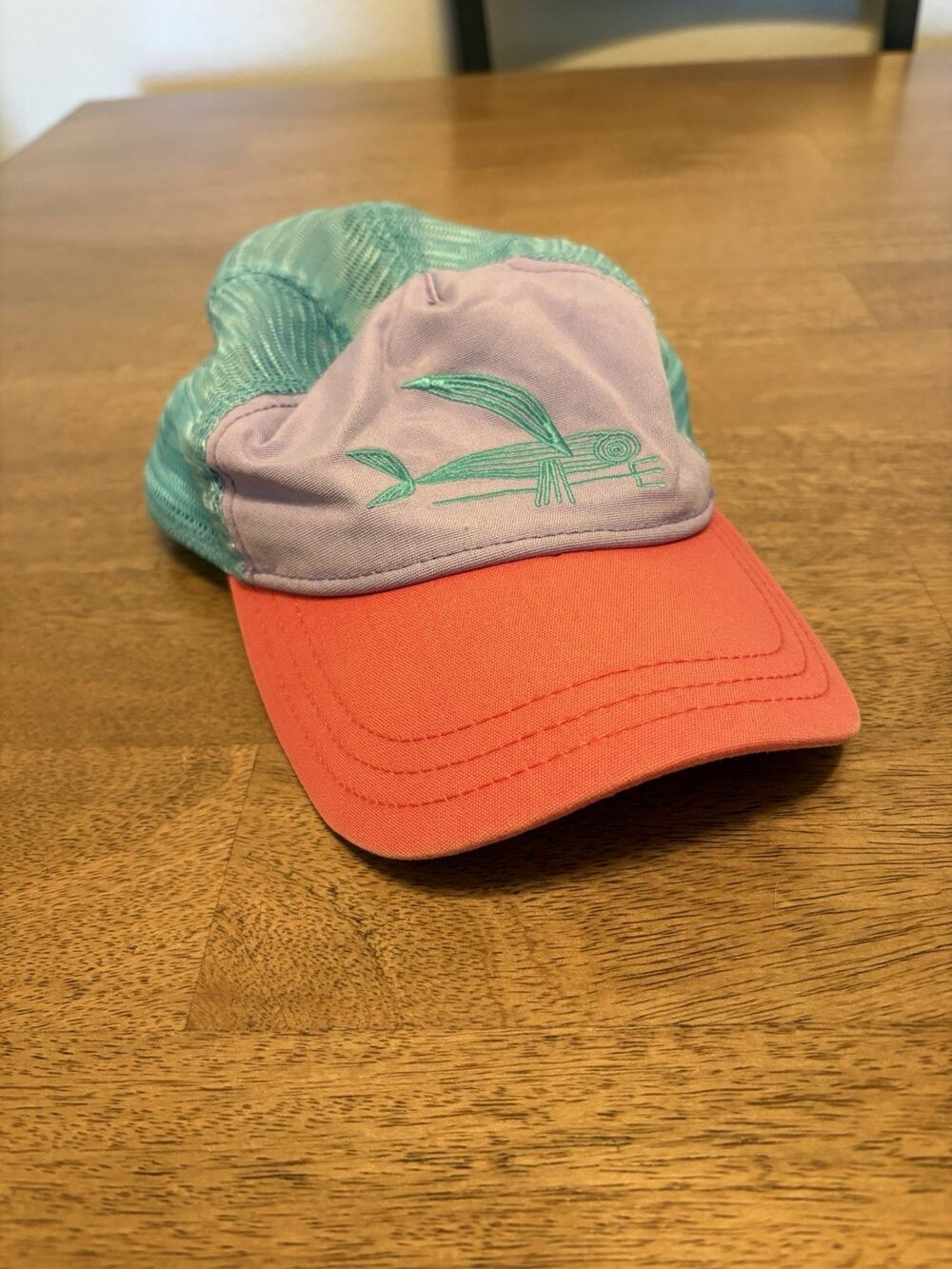 Patagonia Deconstructed Flying Fish Trident Purple/Pink/Blue Mesh Trucker Hat